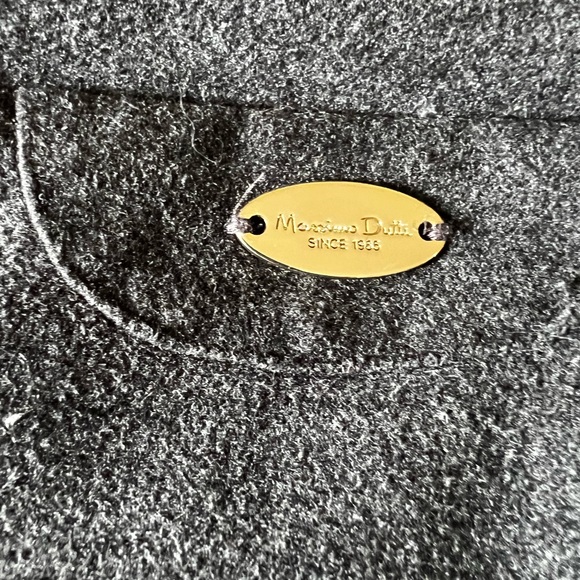 Massimo Dutti Quilted Grey Flannel Vest - Picture 12 of 17